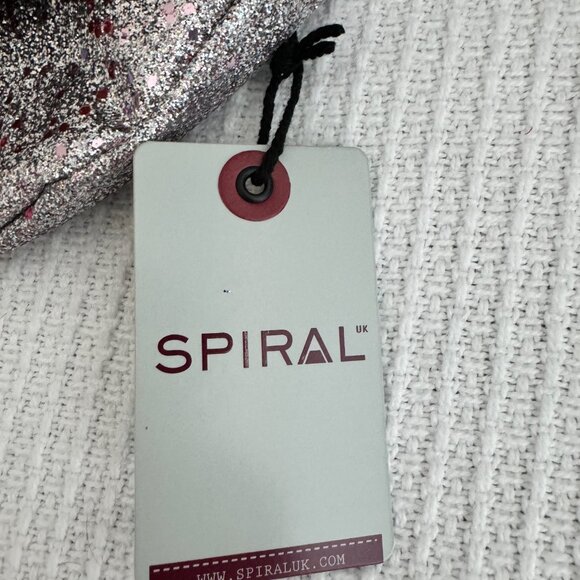 SPIRAL.UK Festival Rave Bags, "Toffee Stardust"- Pink/Silver, One Size, NWT - Picture 5 of 5